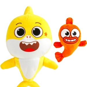 New Baby Shark's Big Show! Sing & Swing Musical Plush Toys – 2-Pack